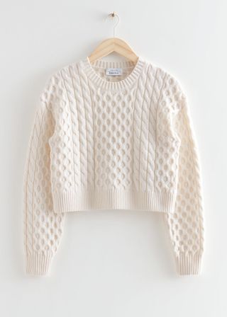 & Other Stories + Relaxed Cable Knit Sweater
