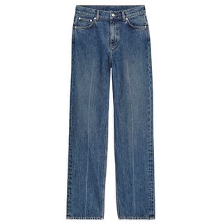 Arket + Straight Front-Seam Jeans