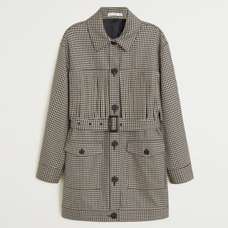 Mango + Prince of Wales Check Trench
