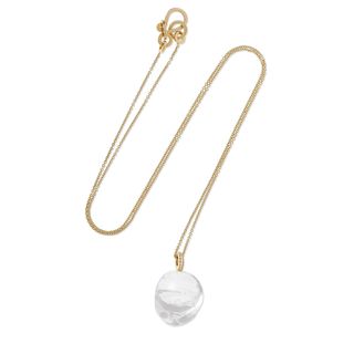 Sophie Bille Brahe + Murano Simple 14-Karat Gold Diamond And Glass Necklace