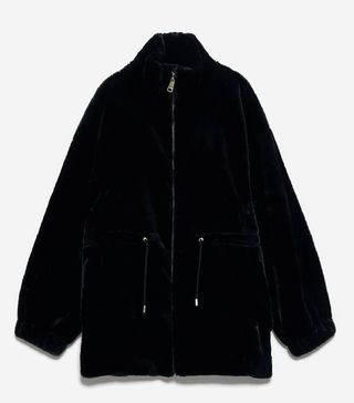 Zara + Fuzzy Jacket