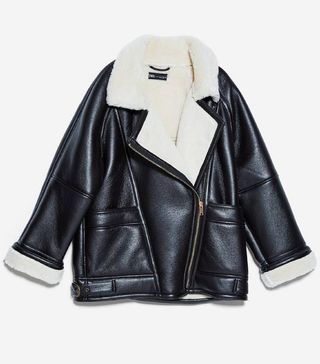 Zara + Oversized Double-Faced Jacket