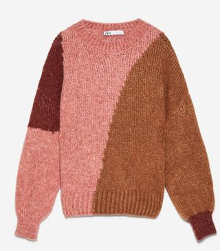 Zara + Colour Block Sweater