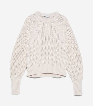 Zara + Wool Blend Sweater