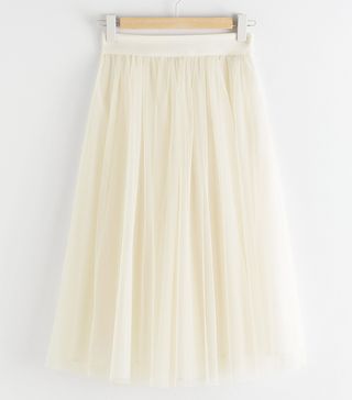 & Other Stories + Layered Tulle Midi Skirt