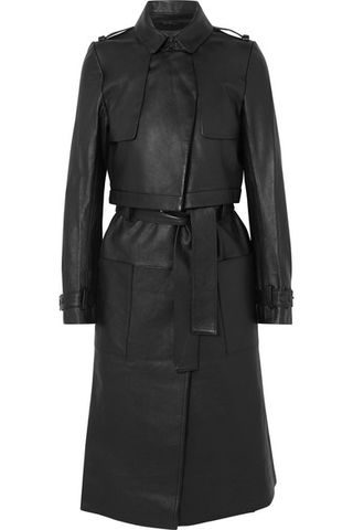 RtA + Harlow Leather Trench Coat