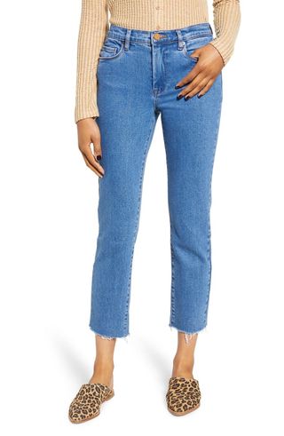 Blank NYC + The Madison Straight Leg Crop Jeans