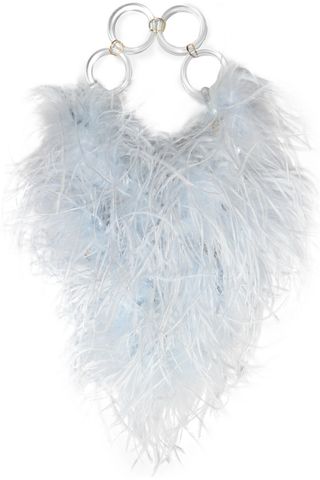 Vanina + L'oiseau Rebelle Feather-Embellished Acrylic Tote