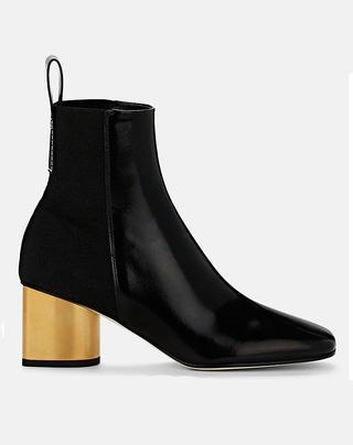 Proenza Schouler + Leather & Canvas Ankle Boots