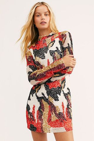 Free People + Life Of The Party Mini Dress