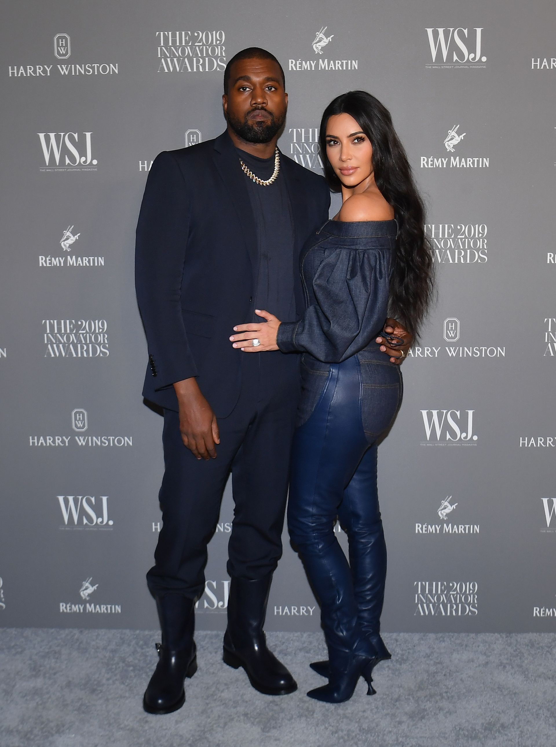 Kim Kardashian Wore Skinny Jeans and Chaps on the Red Carpet | Who What ...