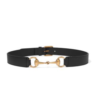 Gucci + Horsebit-Detailed Leather Belt
