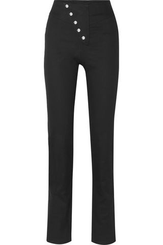 The Line by K + Faye Cotton-Blend Twill Straight-Leg Pants