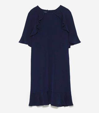 Zara + Ruffled Dress