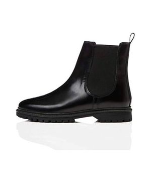 Find + Chunky Sole Leather Chelsea Boots