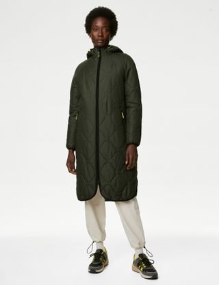 M&S + Stormwear™ Fleece Lined Longline Parka