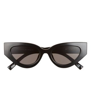 Le Specs + 52mm Aphrodite Cat Eye Sunglasses