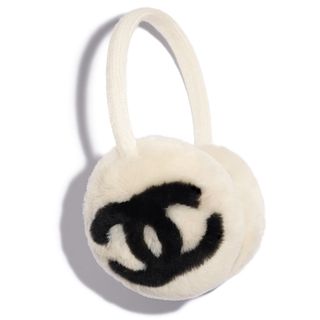Chanel + Shearling and Cashmere Earmuffs