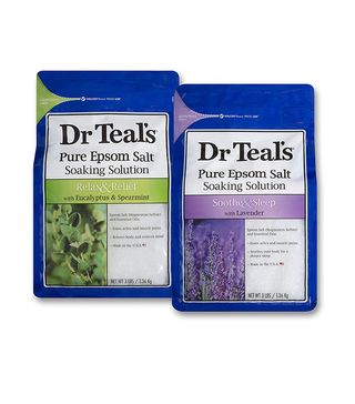 Dr Teal's + Epsom Salt Bath Soaking Solution, Eucalyptus and Lavender, 2 Count