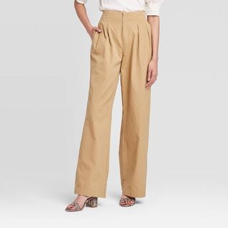 Who What Wear x Target + Wide Leg Cropped Pants
