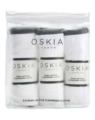 Oskia + Dual Active Cleansing Cloths