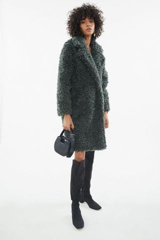 C/meo Collective + Collective Profuse Shaggy Teddy Coat