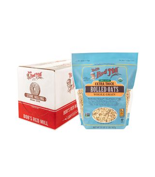 Bob's Red Mill + Organic Extra Thick Rolled Oats, 32-ounce (Pack of 4)