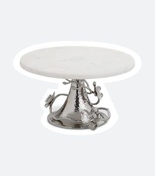 Michael Aram + White Orchid Marble Cake Stand