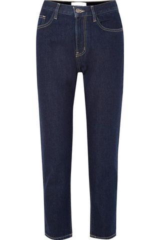 Current/Elliot + The Vintage Crop High-Rise Slim-Leg Jeans