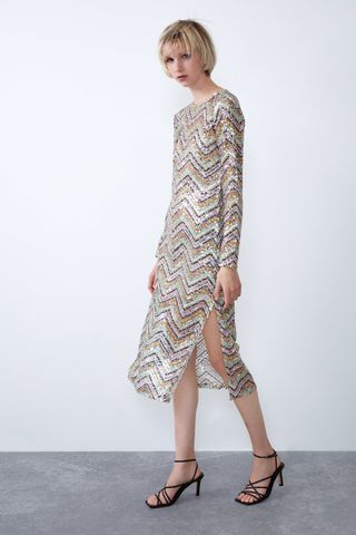 Zara + Sequin Dress