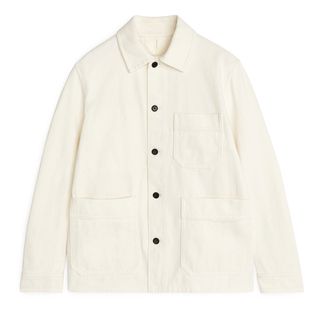 Arket + Mens Cotton Twill Workwear Jacket
