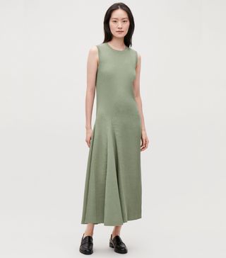 COS + Sleeveless Cotton Rib Dress