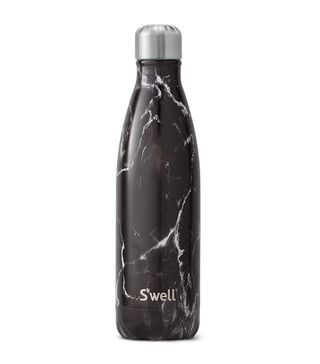S'well + Black Marble Water Bottle