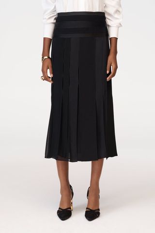 Zara + Strappy Midi Skirt