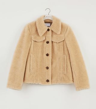 Warehouse + Cream Teddy Coat