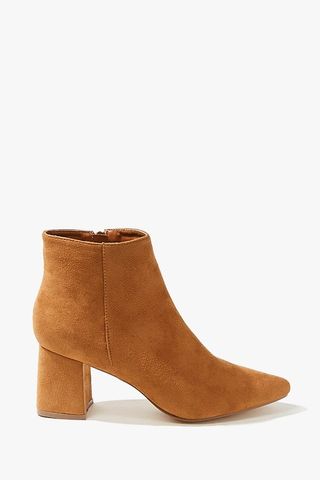 Forever 21 + Faux Leather Platform Booties