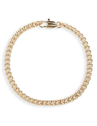 Laura Lombardi + Gold Plated Curb Chain Bracelet