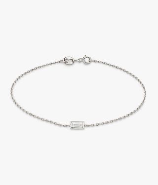 Vrai + Baguette Diamond Bezel Bracelet