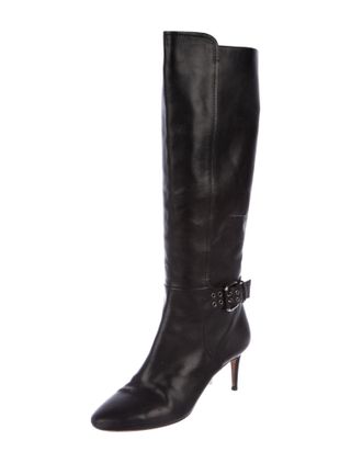 Jimmy Choo + Leather Knee-High Boots