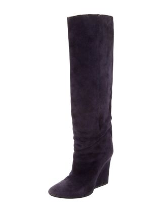 Jimmy Choo + Suede Knee-High Boots