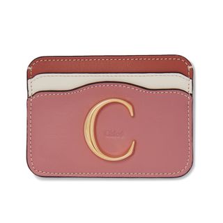 Chloé + C Colour-Block Leather Cardholder