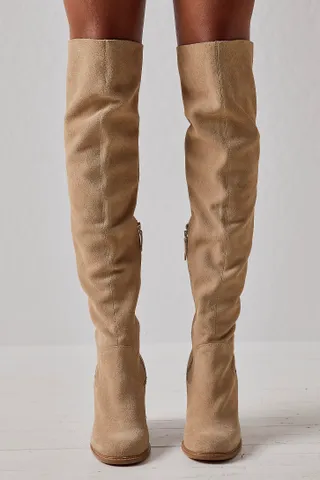 Free People + Logan Over-The-Knee Boots