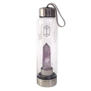 Glacce + Amethyst Crystal-Infused Water Bottle