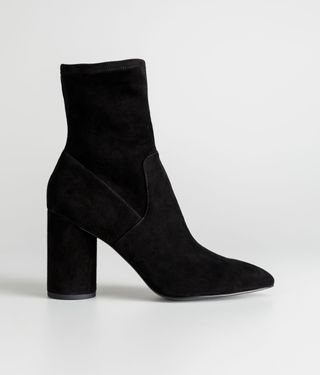 & Other Stories + Suede Sock Boots