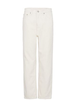 Frankie Shop + Brushed Cotton Pants in Ecru