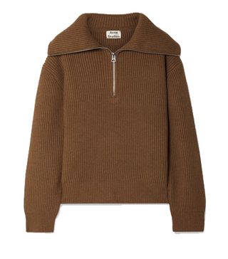 Acne + Kelanie Ribbed Wool-Blend Sweater