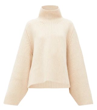 Khaite + Molly Ribbed Cashmere Sweater