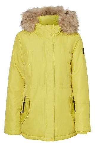 Vero Moda + Expedition Hike Parka With Faux Fur Collar