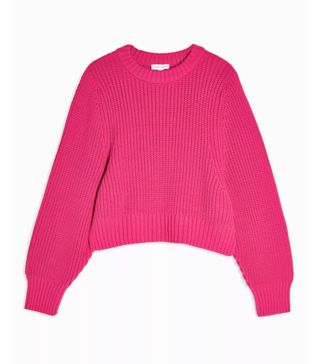 Topshop + Deep Ribbed Knitted Sweater