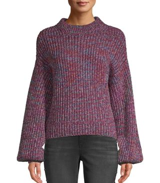 Time and Tru + Mock Neck Pullover Women's